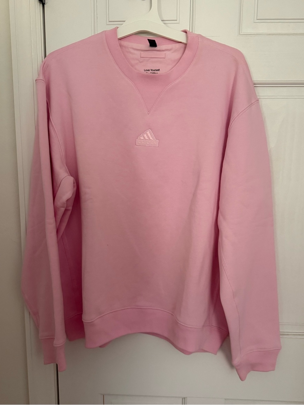 adidas Pink Crewneck Sweatshirt like new